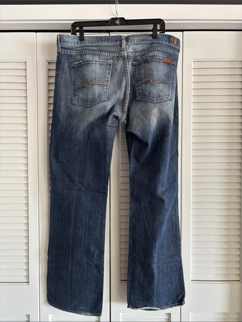 7 For All Mankind Bootcut Blue Jeans Men’s Y2K T520061U-061U USA Made Size 38